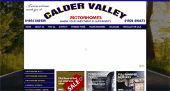 Desktop Screenshot of caldervalleymotorhomes.com